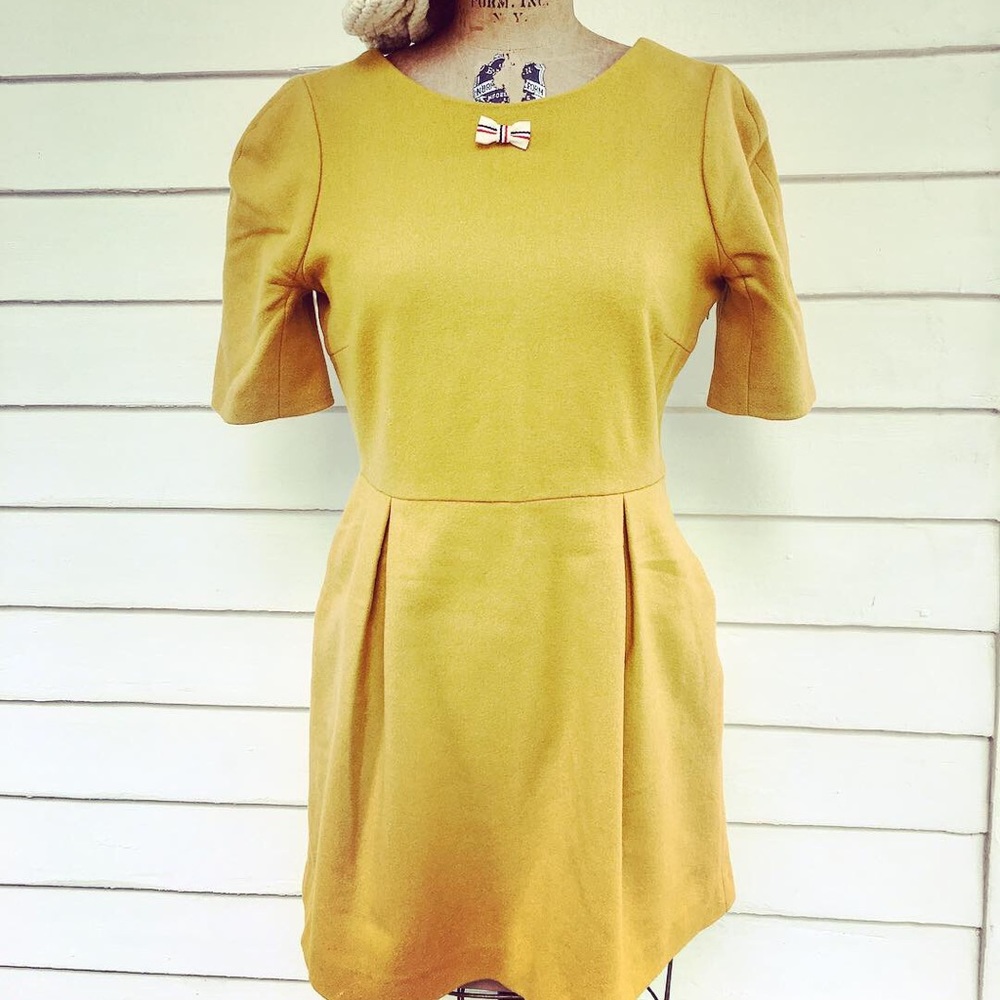 French cashmere/virgin wool dress.